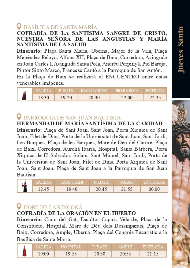 Procesiones Jueves Santo Elche 2