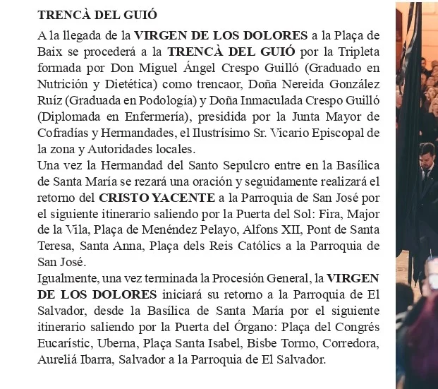 Trencà del Guió Semana Santa Elche 2 Trencà del Guió
