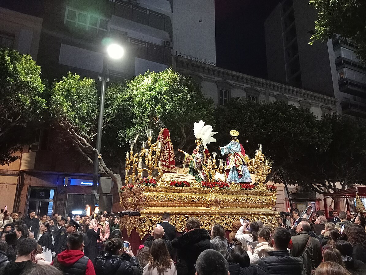 Misterio con la imagen de Nuestro Padre Jesús de las Penas en el Abandono de sus Discípulos